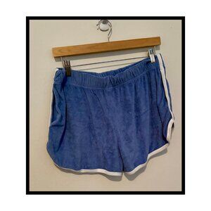 PINK by Victorias Secret Blue Terry Shorts in Size XL